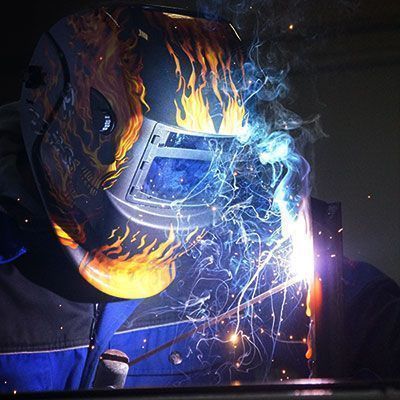маска AURORA A777 HEAVY METAL DESIGN в работе